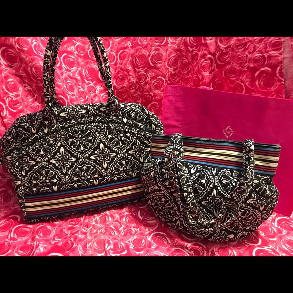 Vera Bradley Messenger/Laptop Bag and Purse